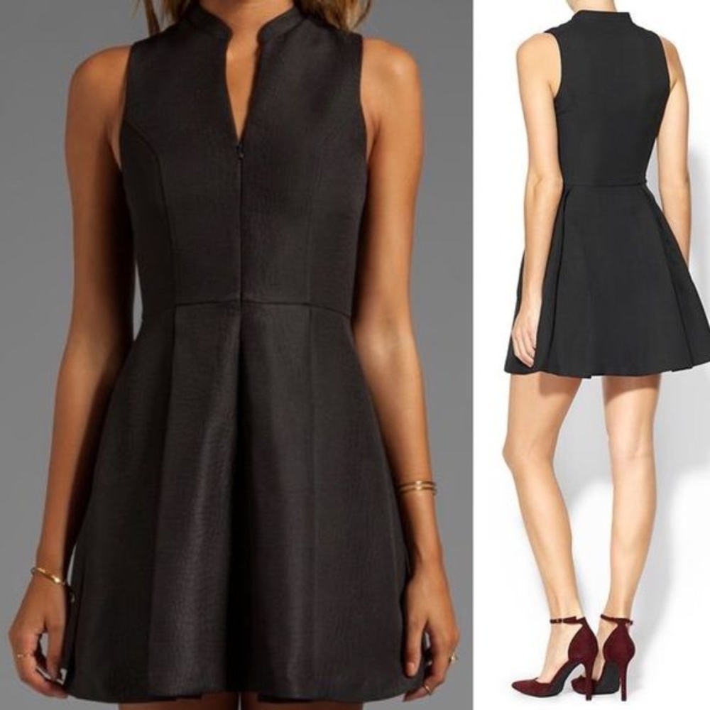Dolce Vita Fit and Flare Black Dress Size S
